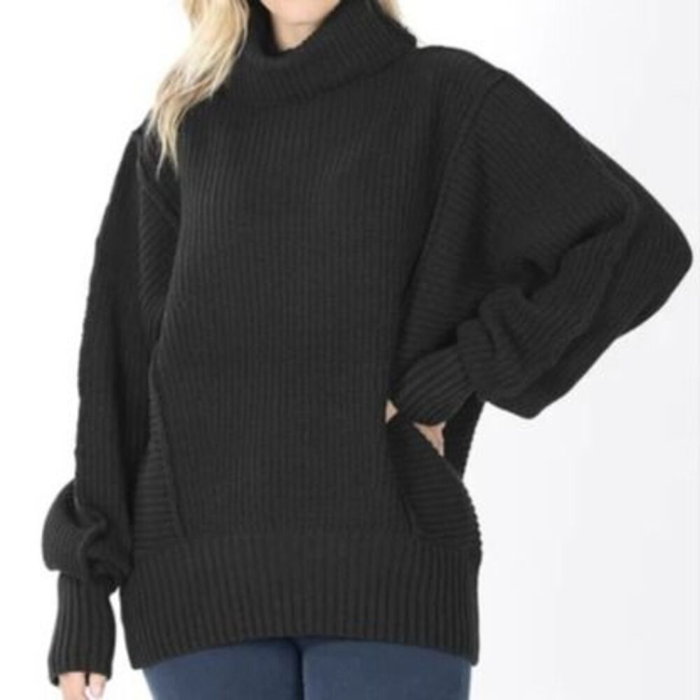 XL OVERSIZED TURTLENECK SWEATER-NWT